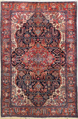 Image Saruk Mahal antique, Persia, around 1910/1920,wool on cotton, approx. 205 x 138 cm, condition: 3. Rugs, Carpets & Flatweaves