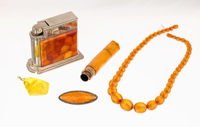 Image Lot amber jewellery of collectors clearance