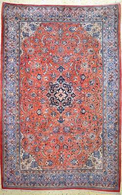 Image Saruk, Persia, late 20th century, wool on cotton, approx. 310 x 200 cm, in need of cleaning, condition: 2. Rugs, Carpets & Flatweaves