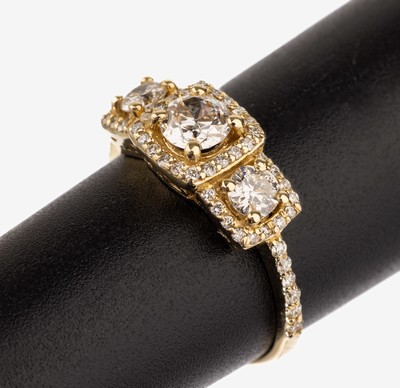 Image 14 kt Gold Diamant-Ring
