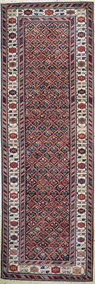 Image Shirvan fine, Caucasus, mid-20th century, woolon wool, approx. 290 x 100 cm, condition: 2-3.Rugs, Carpets & Flatweaves