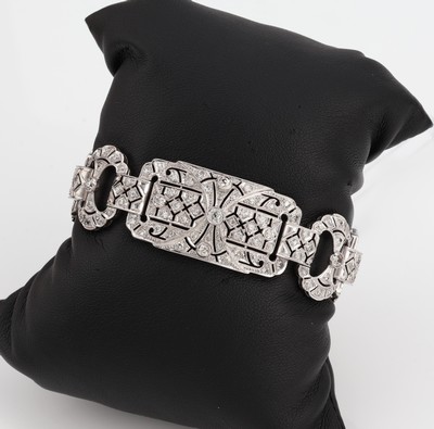 Image Art Deco Platinum diamond-bracelet