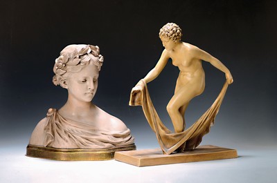 Image Büste und Skulptur, Keramik, um 1900-30er Jahre